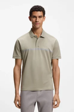 Paddy Poloshirt aus Baumwolle mit Querstreifen