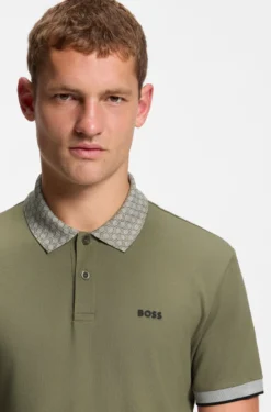 Paddy-Poloshirt aus feuchtigkeitsregulierender Stretch-Baumwolle
