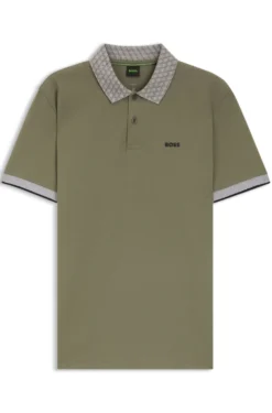 Paddy-Poloshirt aus feuchtigkeitsregulierender Stretch-Baumwolle