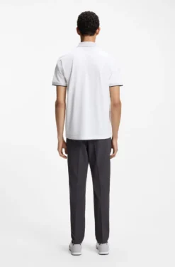 Paddy-Poloshirt aus feuchtigkeitsregulierender Stretch-Baumwolle