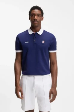 Paddy Poloshirt mit Landesflaggen-Details