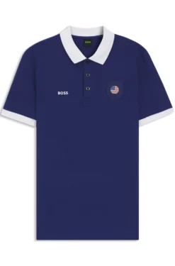 Paddy Poloshirt mit Landesflaggen-Details
