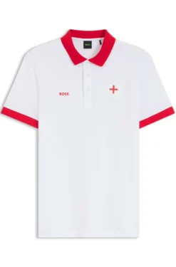 Paddy Poloshirt mit Landesflaggen-Details
