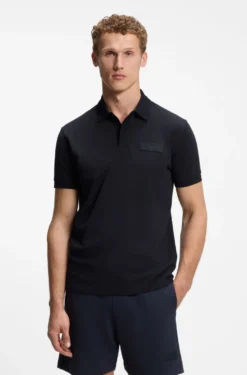 Paddy Poloshirt mit strukturiertem Logo-Patch