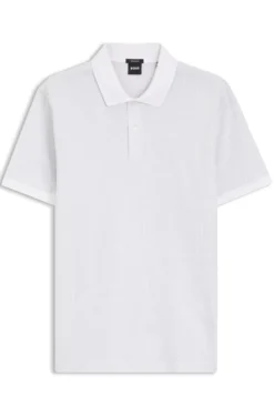 Poloshirt aus Baumwolle mit Jacquard-Muster