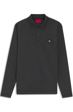 Poloshirt aus Baumwoll-Mix mit Stack-Logo