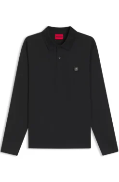 Poloshirt aus Baumwoll-Mix mit Stack-Logo