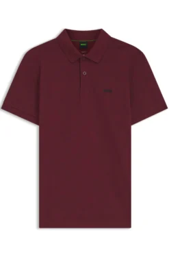 Poloshirt aus Baumwoll-Piqué mit Allover-Print