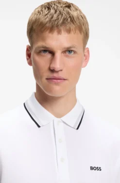 Poloshirt aus Baumwoll-Piqué mit Logo-Details