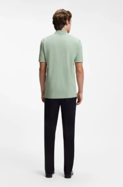 Poloshirt aus Baumwoll-Piqué mit Logo-Stickerei
