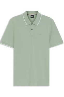 Poloshirt aus Baumwoll-Piqué mit Logo-Stickerei