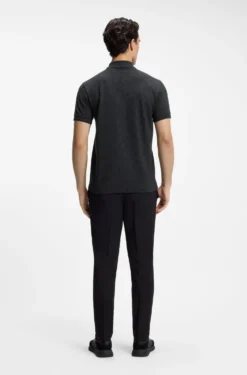 Poloshirt aus Baumwoll-Piqué mit Allover-Print