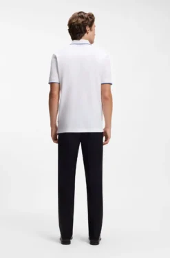 Poloshirt aus Baumwoll-Piqué mit Logo-Stickerei