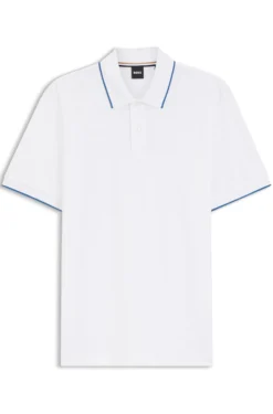 Poloshirt aus Baumwoll-Piqué mit Logo-Stickerei