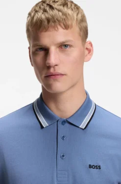 Poloshirt aus Baumwoll-Piqué mit Logo-Details