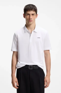 Poloshirt aus Baumwoll-Piqué mit Logo-Print