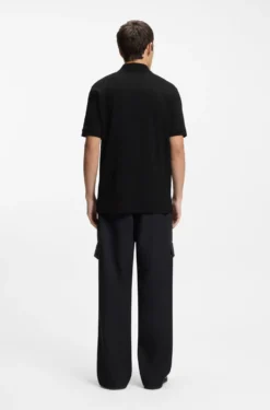 Poloshirt aus Baumwoll-Piqué mit Reißverschluss am Ausschnitt