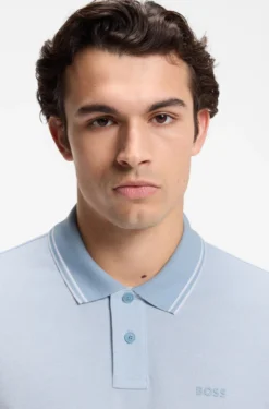 Poloshirt aus Baumwoll-Piqué mit Logo-Print