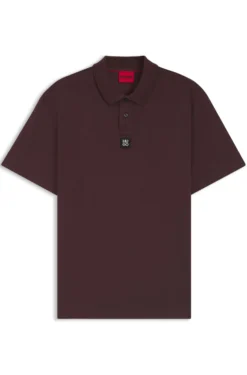 Poloshirt aus Interlock-Baumwolle mit Stack-Logo