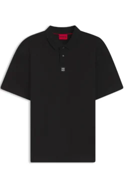 Poloshirt aus Interlock-Baumwolle mit Stack-Logo
