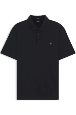 Poloshirt aus merzerisierter Baumwolle mit Double-B-Monogramm