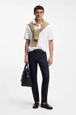 Poloshirt aus merzerisierter Baumwolle mit Double-B-Monogramm