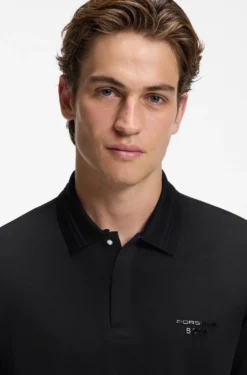 Porsche x BOSS Poloshirt mit glänzendem Logo