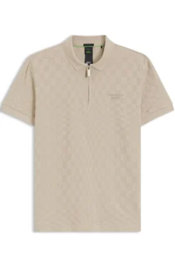 Porsche x BOSS Poloshirt mit Pasha-Muster