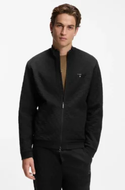 Porsche x BOSS Sweatjacke aus Jacquard mit Pascha-Karo