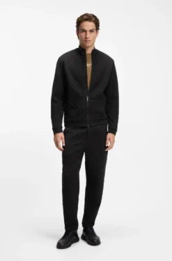 Porsche x BOSS Sweatjacke aus Jacquard mit Pascha-Karo