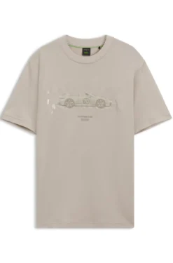 Porsche x BOSS T-Shirt mit glänzendem Artwork