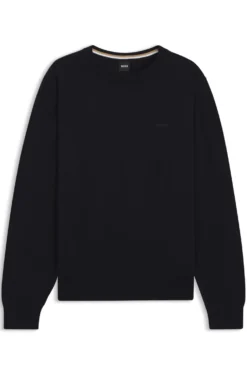 Pullover aus Baumwolle mit Logo-Stickerei
