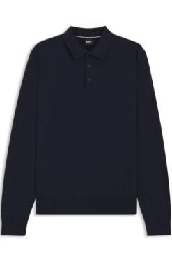 Pullover aus Baumwolle mit Polokragen