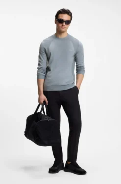 Pullover aus Baumwoll-Mix mit Bodymapping-Struktur