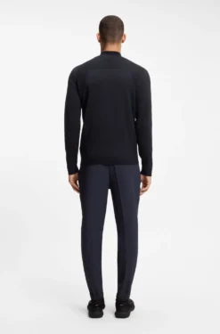 Pullover aus Baumwoll-Mix mit Troyerkragen