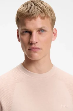 Pullover aus Baumwoll-Mix mit Bodymapping-Struktur