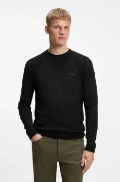 Pullover aus Baumwoll-Mix mit Bodymapping-Struktur