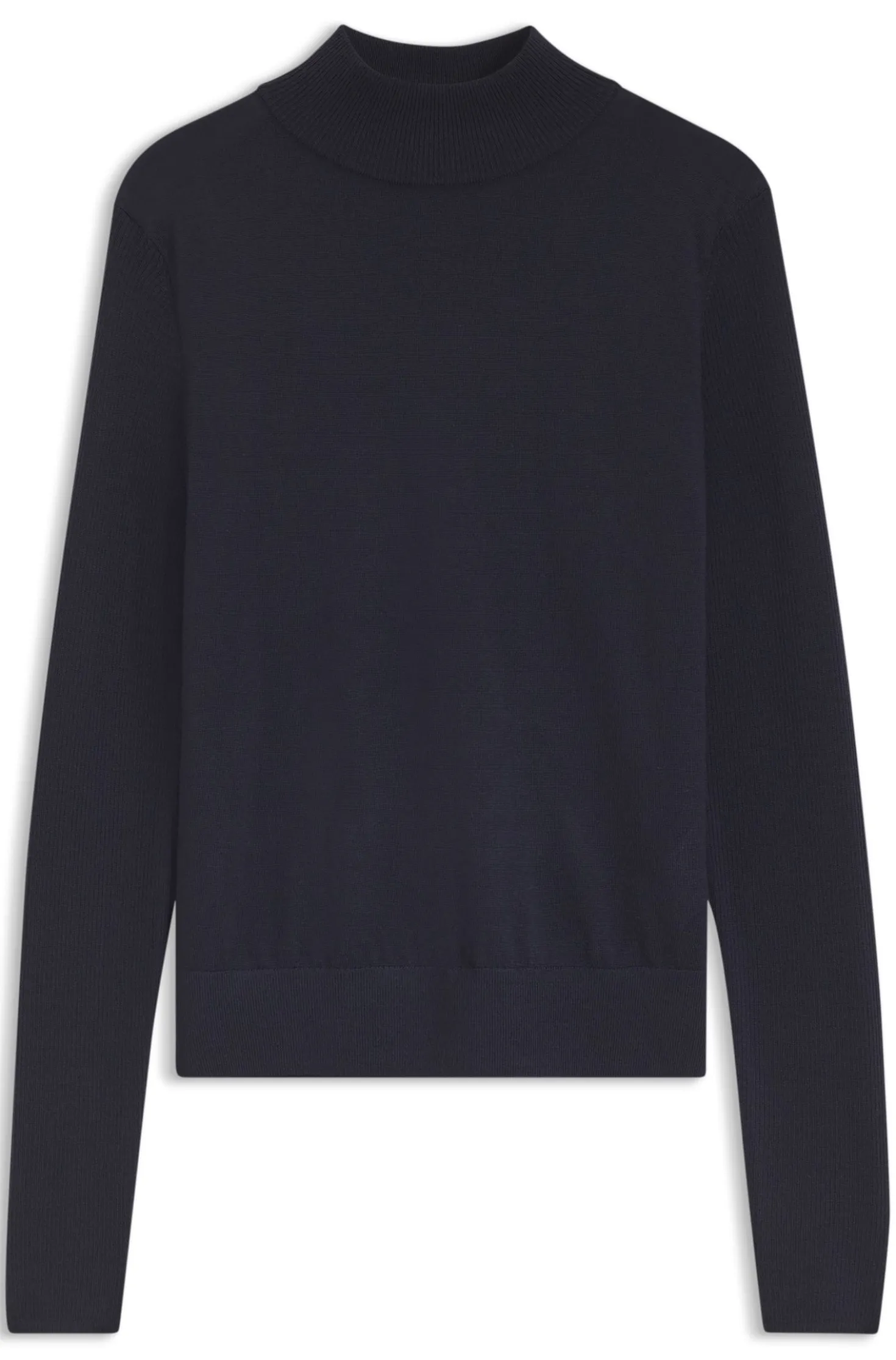 Pullover aus extrafeiner Schurwolle mit Stehkragen