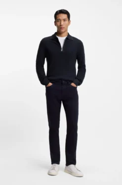Pullover aus Schurwolle mit Troyerkragen