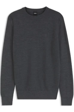 Pullover aus Schurwoll-Mix mit verschiedenen Strukturen