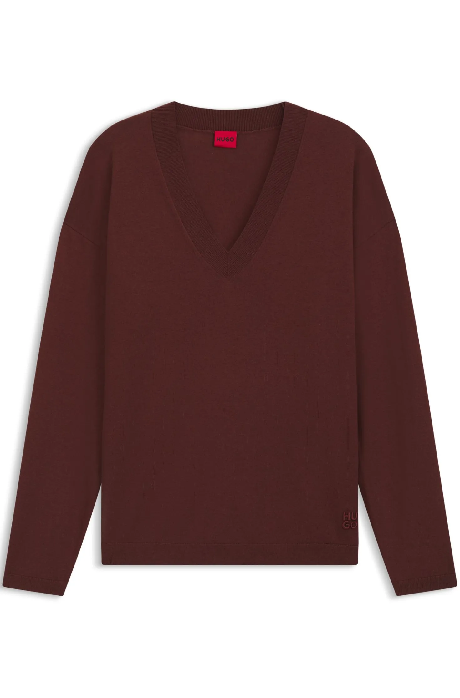 Pullover aus Woll-Mix mit Kaschmir und V-Ausschnitt
