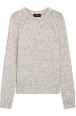 Pullover in Tweed-Optik aus Kaschmir-Mix mit Schurwolle