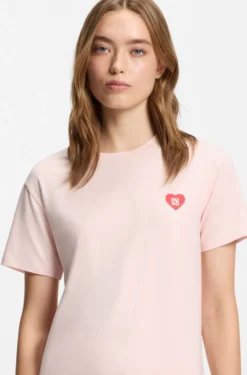 Pyjama-Shirt aus Stretch-Jersey mit Logo-Print
