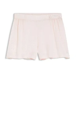 Pyjama-Shorts aus Satin mit Monogramm-Jacquard