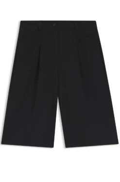 Regular-Fit Bermuda-Hose mit ausgestelltem Bein