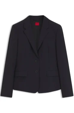 Regular-Fit Blazer aus elastischem Gewebe
