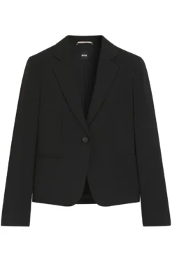 Regular-Fit Blazer aus in Italien gefertigter Schurwolle