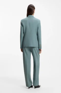 Regular-Fit Blazer aus Schurwolle