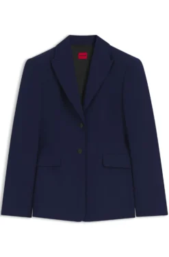Regular-Fit Blazer aus Stretch-Gewebe