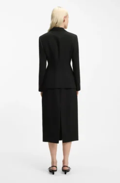 Regular-Fit Blazer aus Stretch-Twill